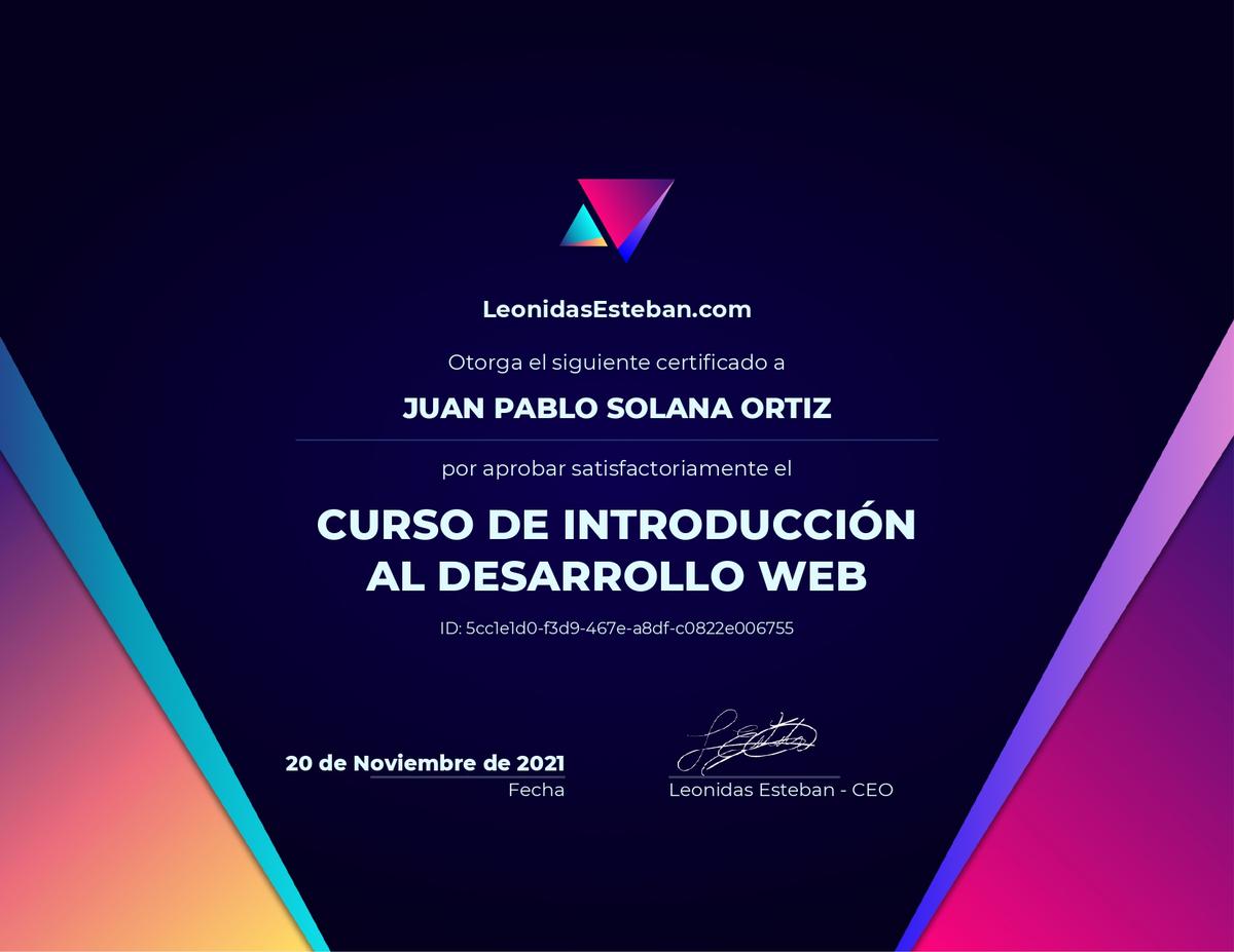 Curso de introducción al desarrollo web